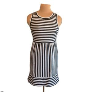 INC International Concepts Black and White Stripe Dress